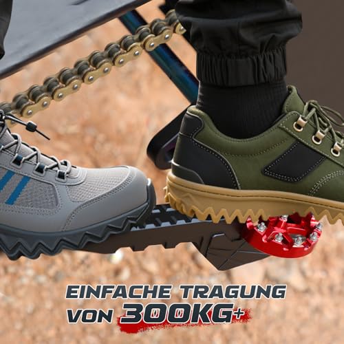 BIUGERCN Fußraste Motorrad Vorne Sozius Fußrasten Motorrad Beifahrerfußrasten Fußstützen Universal für EXC XC FE WR CRF RMZ Surron Light Bee X/S Talaria XXX X3 MX3 MX4 MX5 TL4000 TL5500 Dirt Pit Bike