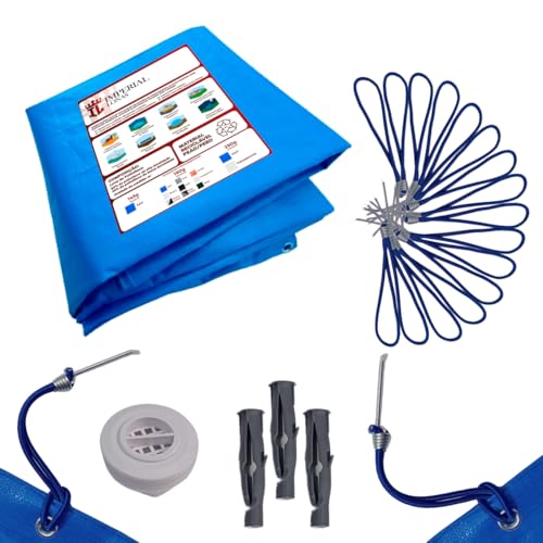 Lona Capa Para Piscina 4,5x2,5 300 Micras Com Kit Instalação