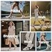 somiliss Sneakers for Women Genuine Leather Suede Patchwork Casual Lace Up Non-Slip Walking Tennis Running Shoes Fashion Sneakers Beige