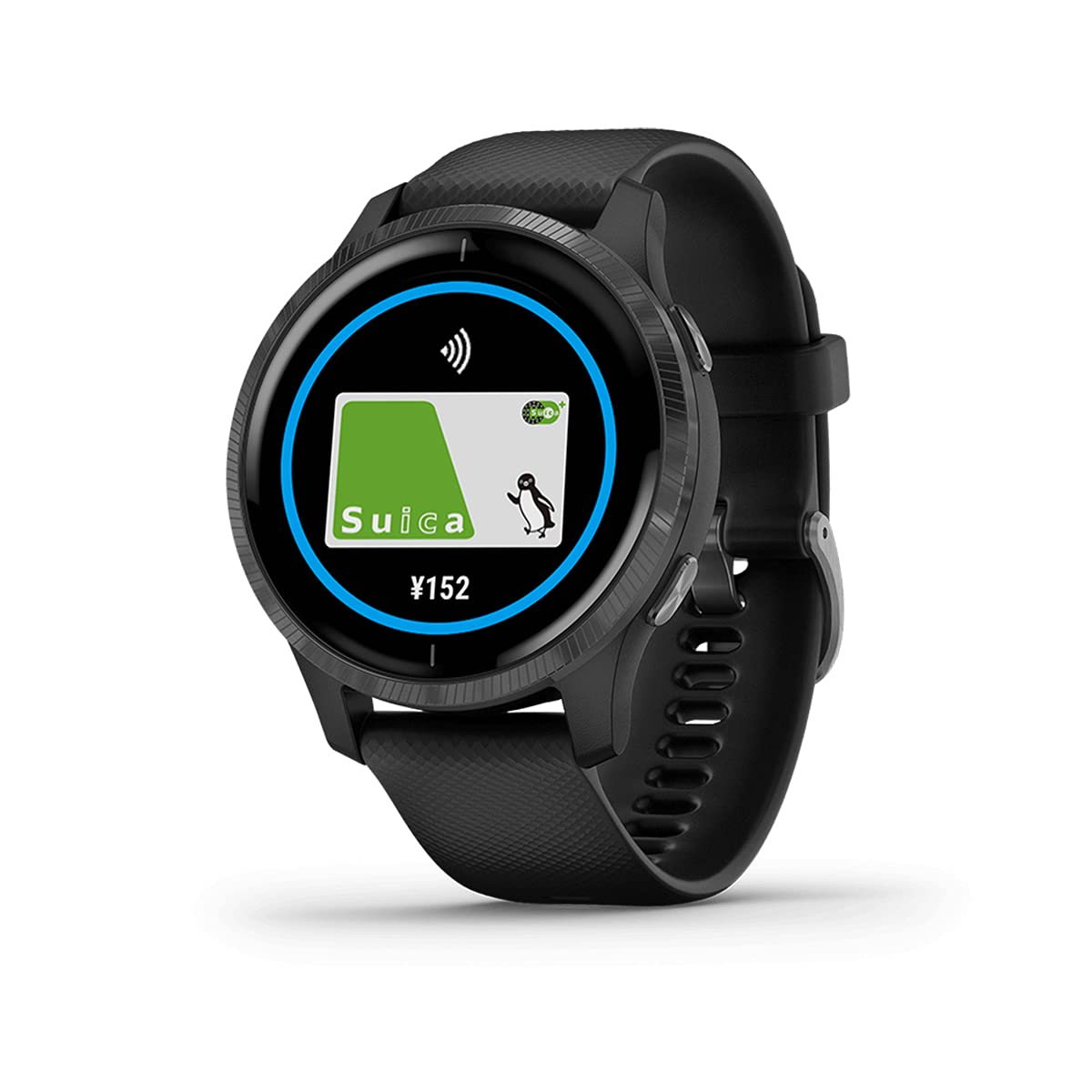 GARMIN - 美品 GARMIN(ガーミン) Venu Black/Slate Garmin Venu Black with Slate Hardware : Target