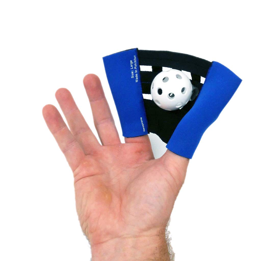 MaxBP WebGlove Trainingshandschuh für Baseball und Softball, perfekt für Kinder, Erwachsene und Jugendliche, verbessert die Hand-Augen-Koordination und Platzierung, leicht, fängt Golfbälle in 1, 2, 4