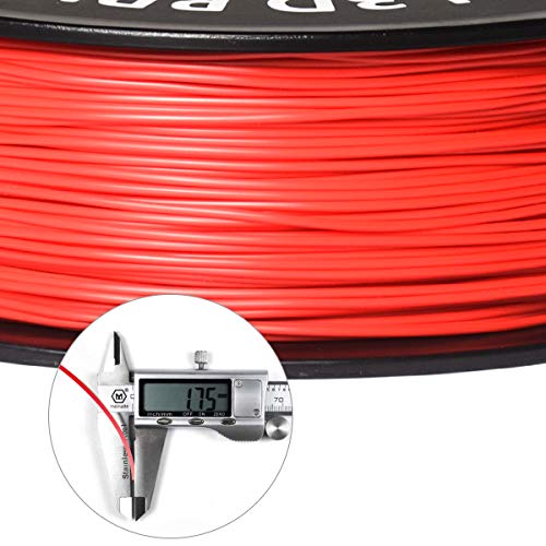 Image of Geeetech Red PLA Filament 1.75mm 1KG, 3D Printer Filament Dimensional Accuracy + /- 0.02 mm, 1kg per Spool(2.2lbs) 3D Printing Filament Fits for Most FDM 3D Printers