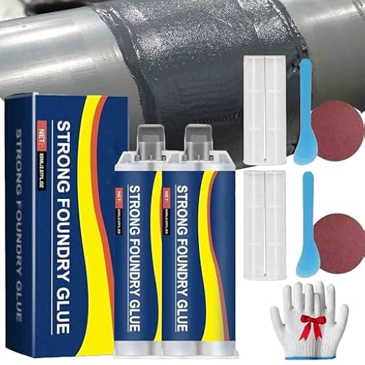 Strong Foundry Glue for Metal,Metal Repair Glues Heavy Duty,Professional Grade Adhesive,Plastic and Steel Crack Repair,DIY Crafts, Cold & Heat Resistant, Quick Fix,Easy to Use (2Pcs-B, SIZE) | Ya disponible en tu tienda friki favorita! En mundofriki.es!