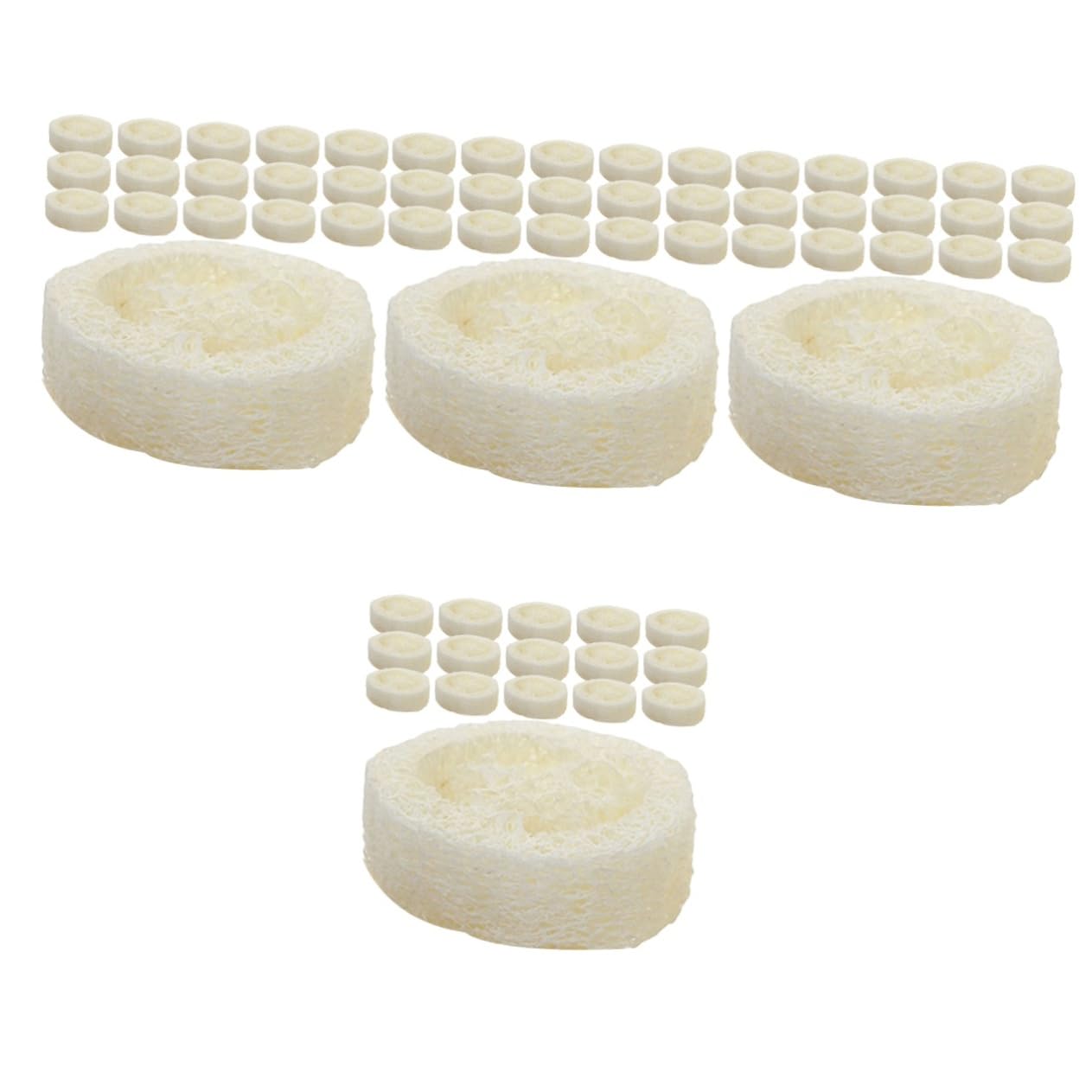 Didiseaon 80pezzi Spugne Loofah Per Doccia Spugne Esfolianti Per Per Della e Relax