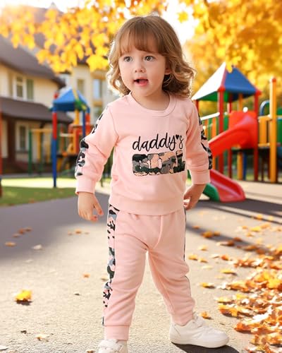 Mikrdoo Toddler Baby Girl Clothes Pants Set Toddler Pullover Tops Fall Winter Outfits2