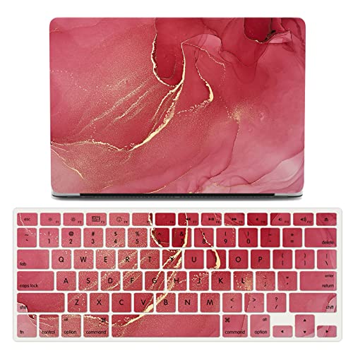 Coque MacBook Pro 14 marbre coloré - Idéal pour le bureau, le café et les déplacements