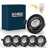 【3 stufen Dimmbar】: Dieser LED Einbaustrahler Dimmbar Schwarz hat ein integriertes Design, das einen traditionellen Dimmer überflüssig macht. Drei Stufen der Helligkeit können 100%-50%-10% durch Standardschalter eingestellt werden,45°Abstrahlwinkel zur Ausleuchtung großer Flächen, ideal für Lichteffekte.