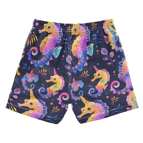 senya Magic Color Seahorse Boys Swim Trunks Toddler Shorts Swimwear Boardshorts2