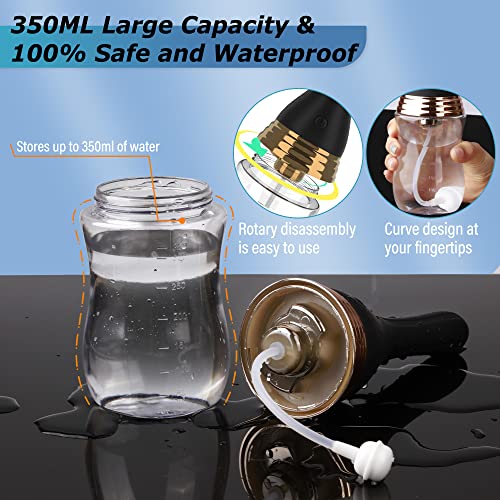 Aisitelu Automatic Douche For Men Women, Rechargeable Anti Back-Flow Enema Bulb Kit With 5 Nozzles 3 Speeds, Waterproof Silicone Anal Douche Cleaner Douche Bottle Shower Enema For Health Care, 320Ml #TOP4