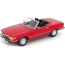 KK Scale Mercede 450 SL R107 EU Version Red 1/12 1985