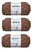 Bulk Buy: Bernat Pipsqueak Yarn (3-Pack) Chocolate 162059-59012