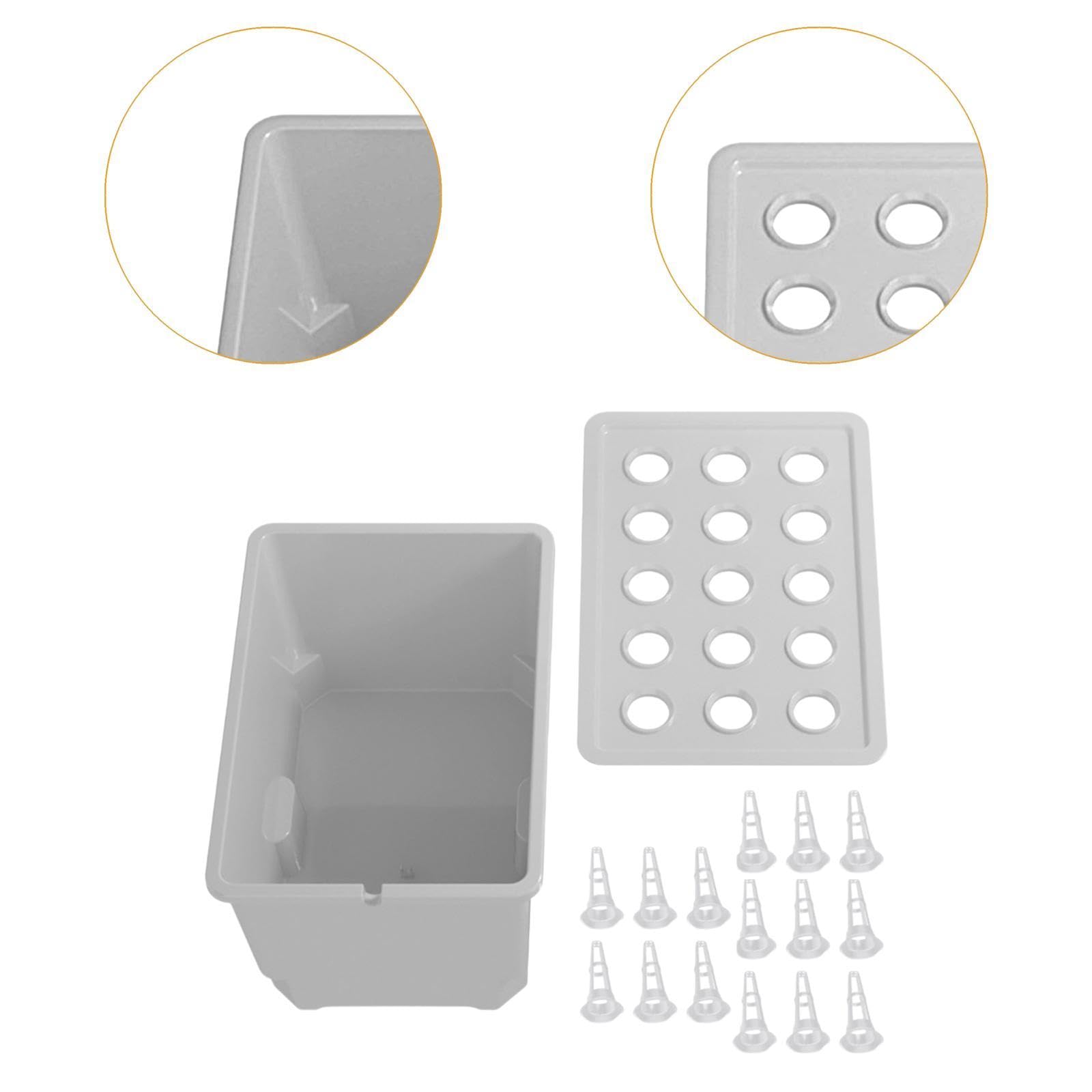 Anbausystem Set für Den Innenbereich, Tragbares Gartenbau Set für Hotel Und Büro, Obstanbau, Weiß