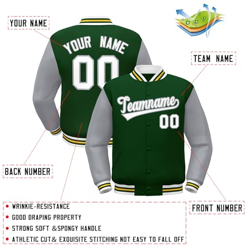 Freecustom Custom Men Women Youth Fashion Varsity Jacket Letterman Baseball Coat Personalized Stitched Name Number Logo2