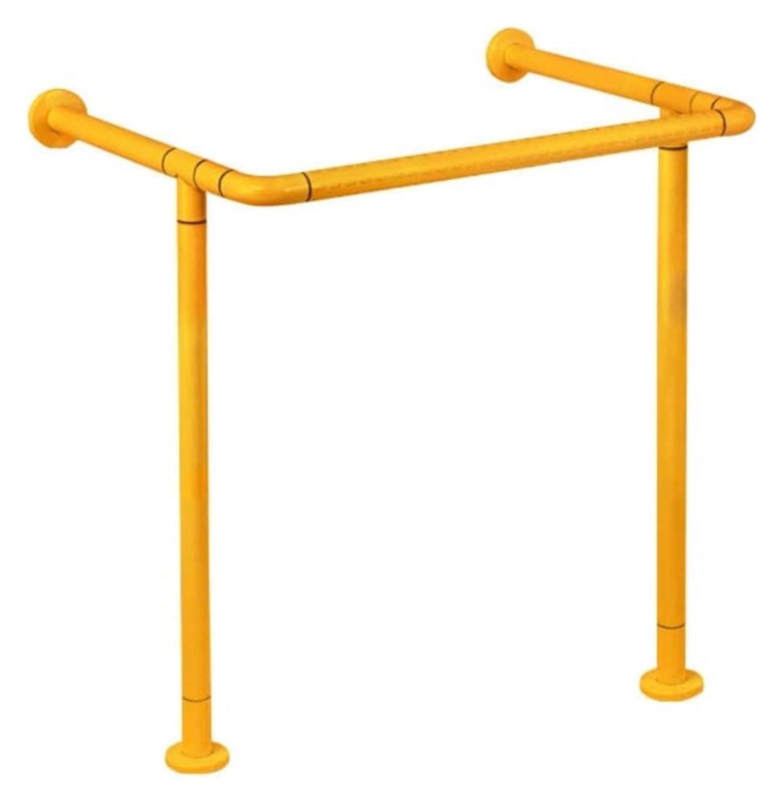 Marco de aseo asideros de aseo Barra de apoyo de seguridad for baño, sin barreras, for lavabo, for personas mayores, con agarre antideslizante, antiestático, antideslizante(Yellow)