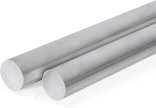 COYOUCO 2Pcs Aluminum Straight Metal Round Shaft Rod Bar 500Mm Length Aluminum Rod for DIY RC Model Car, RC Helicopter Airplane, Model Ship,16x500mm