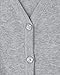 The Children's Place girls V-neck Cardigan Sweater, Heather Smoke, X-Small US