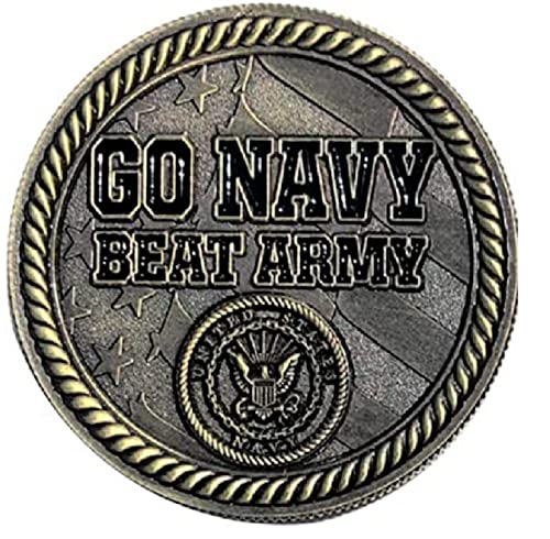 United States Navy USN Go Navy Beat Army Challenge Coin