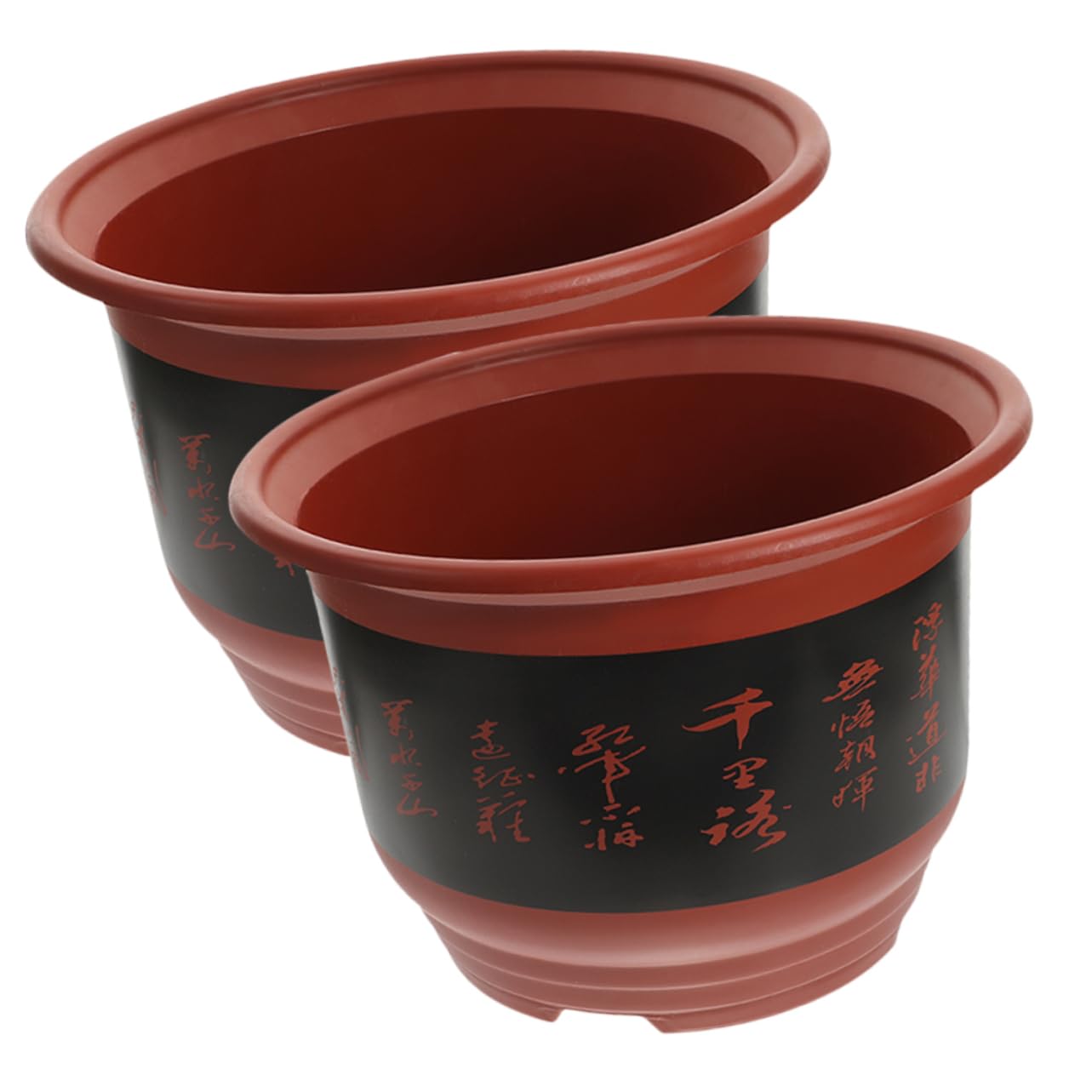 BESPORTBLE Lot De 2 Pots De Fleurs pour Orchidées Drainage Décoration Extérieure en Plastique pour Jardin Intérieur