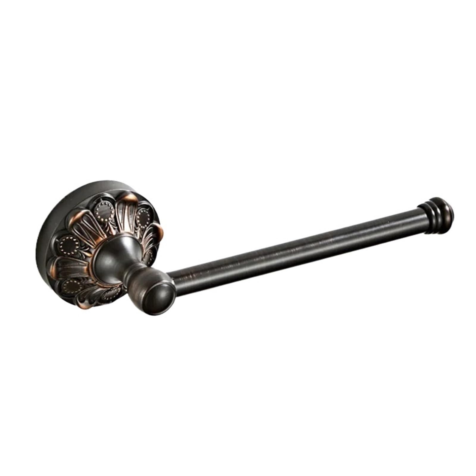 Toilet Roll Holder Wall Mounted, Brushed Brass Bronze Toilet Paper Holder Wall Mount Renovation(Color2)