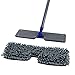 Two Sided Dust Mop Floor Cleaning System, MASTERTOP 360 Microfiber Mop with Stainless Steel Handle,Wet Dry Mop,Flat Flip Mops for Hardwood, Laminate, Vinyl, Tiles,4 Washable Mops Pads