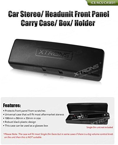 XTRONS® Car Stereo/Headunit Front Panel Carry Case/Box/Holder Carrying Protective Face