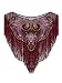 Vijiv Women's Vintage 1920s Flapper Shawl Sequin Fringe Gatsby Evening Bolero Cape