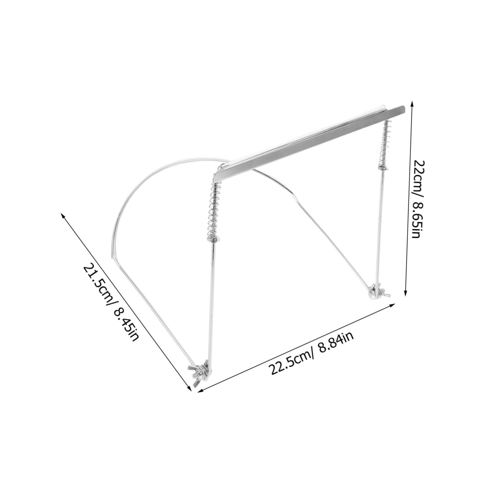 GALPADA Portable Harmonica Neck Holder Metal Harmonica Neck Rack Height Angle Adjustment