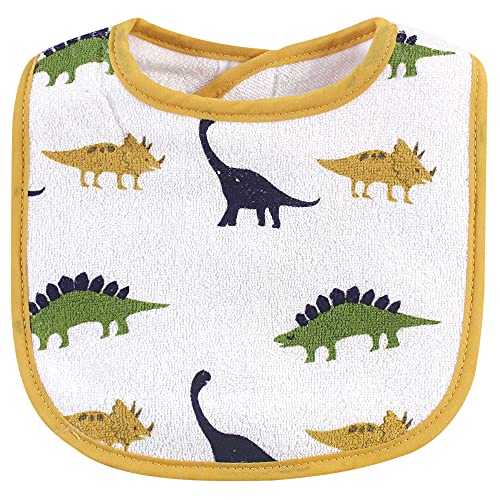 Hudson Baby Unisex Baby Cotton Terry Bib And Burp Cloth Set, Messysaurus, One Size #TOP2