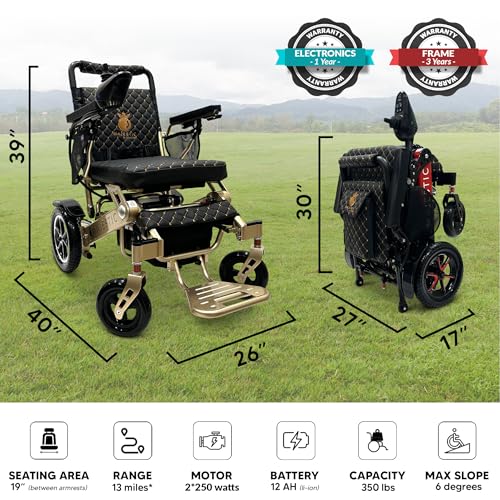 Electric Wheelchair Foldable Lightweight