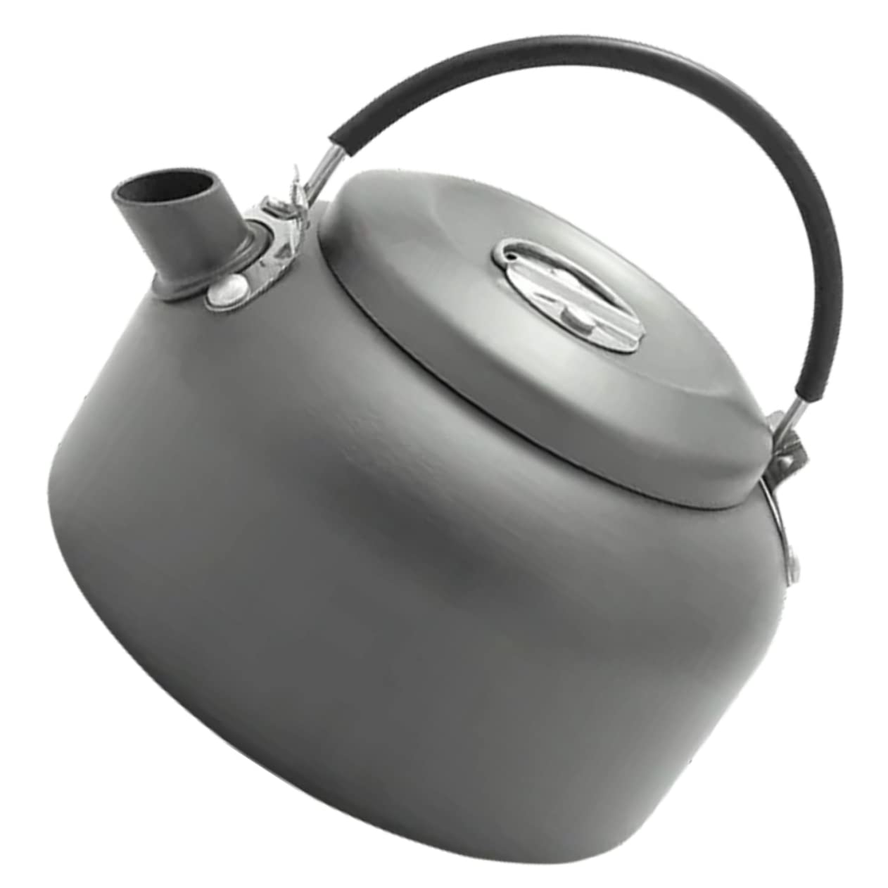 BESPORTBLE 2stücke Outdoor Camping Kessel Aus Aluminiumlegierung Tragbar Teekessel Mit Anti-scald Griff Für Camping Und Outdoor-aktivitäten