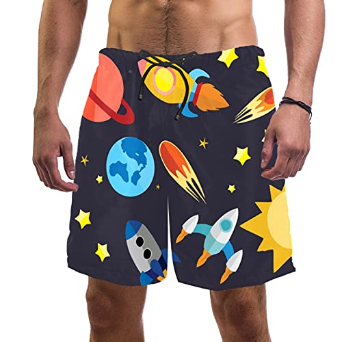 Short de bain pour homme avec 2 poches pratiques et taille élastique ajustable XL