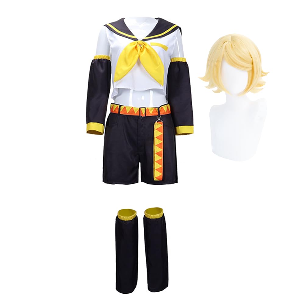 Kagamin Rin/Len Cosplay Costume Halloween Anime Sailor Uniform Set completo