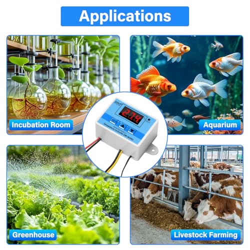 diymore Digital Temperaturregler AC 110V-220V Mikrocomputer Thermostat Controller Schaltmodul