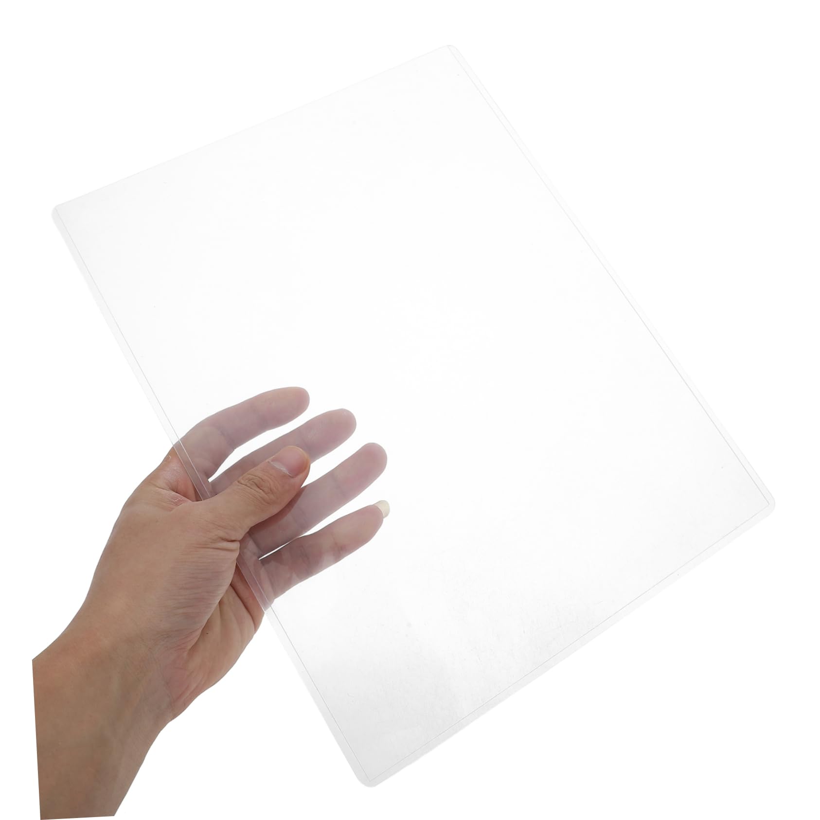 SHOWERORO 30 Pezzi Custodie Protettive Rigide Trasparenti Per Poster Menu Album Fotografici Protezioni in Plastica Rigida Trasparente Per Documenti Carta E Foto