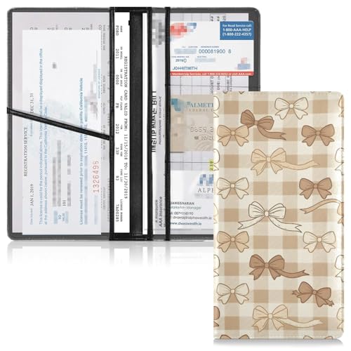 Organizador para Documentos de Auto Beige miniatura 2
