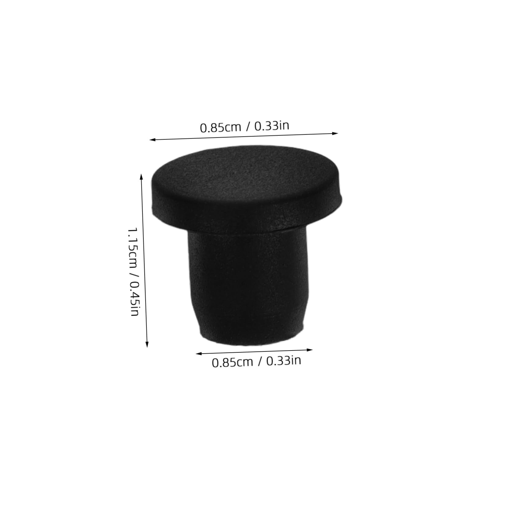 Cabilock End Caps for Pipes 50pcs Round Tubing Stoppers Silicone Material Sealant for DIY Projects