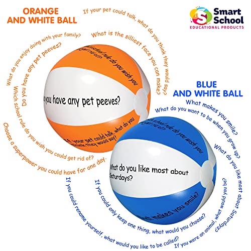 Smart School Educational Products Classroom Beach Ball Game, Conversation Starter or Reading