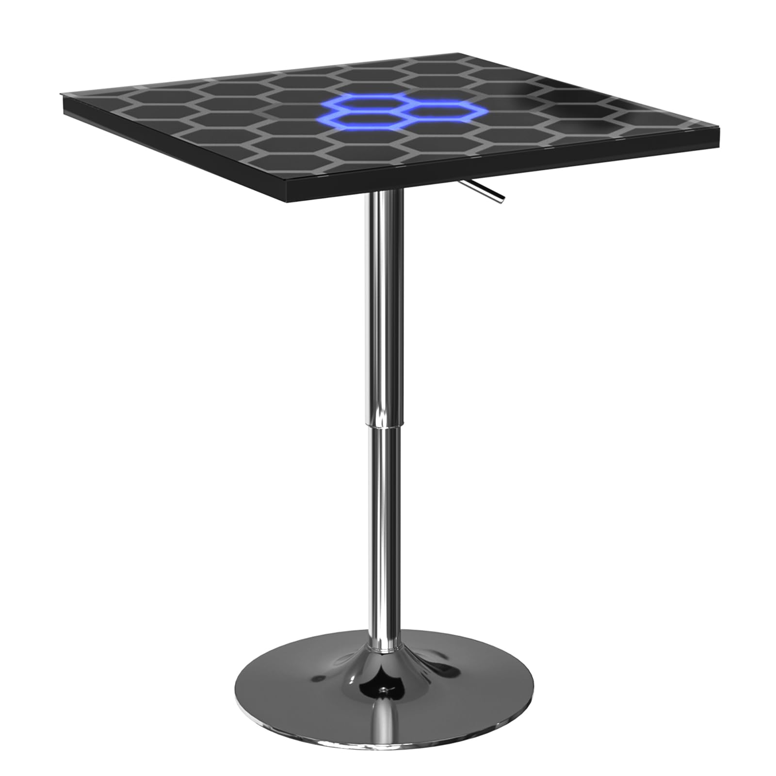 Amazon.com: HOMEMORE Bar Table LED Bar Chairs Pub Table LED