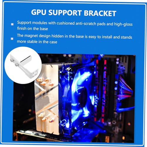 Soporte de Metal para Tarjeta Gráfica GPU Bracket Blanco miniatura 3