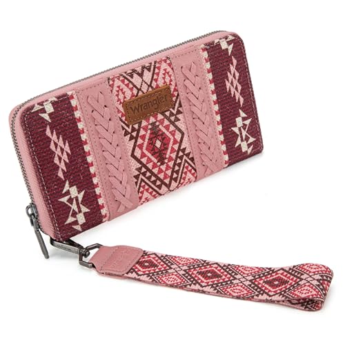 Image of X Wrangler Wristlet Western Wallet Boho Aztec Credit Card Holder for Women