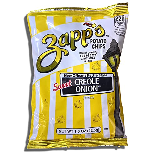 New Orleans Kettle Style Potato Chips 8 Flavor Variety Pack | Voodoo, Mesquite Bbq, Cajun Crawtator, Jalapeno, Sweet Creole Onion, Voodoo Heat, Original, Salt & Vinegar | Bundled By Tribeca Curations #TOP4