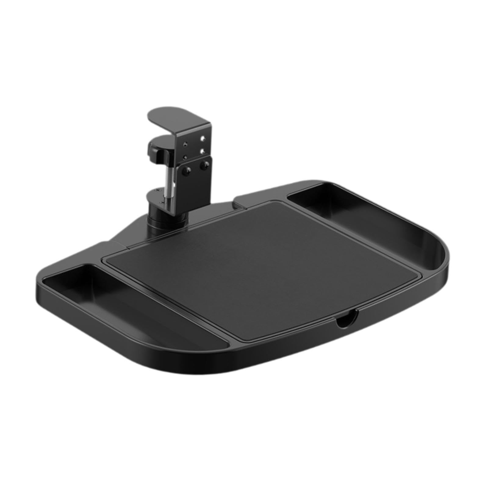 Under Desk Mouse Tray Compact Clamp on Desk Organizer for Home Study Bedroom-image-37