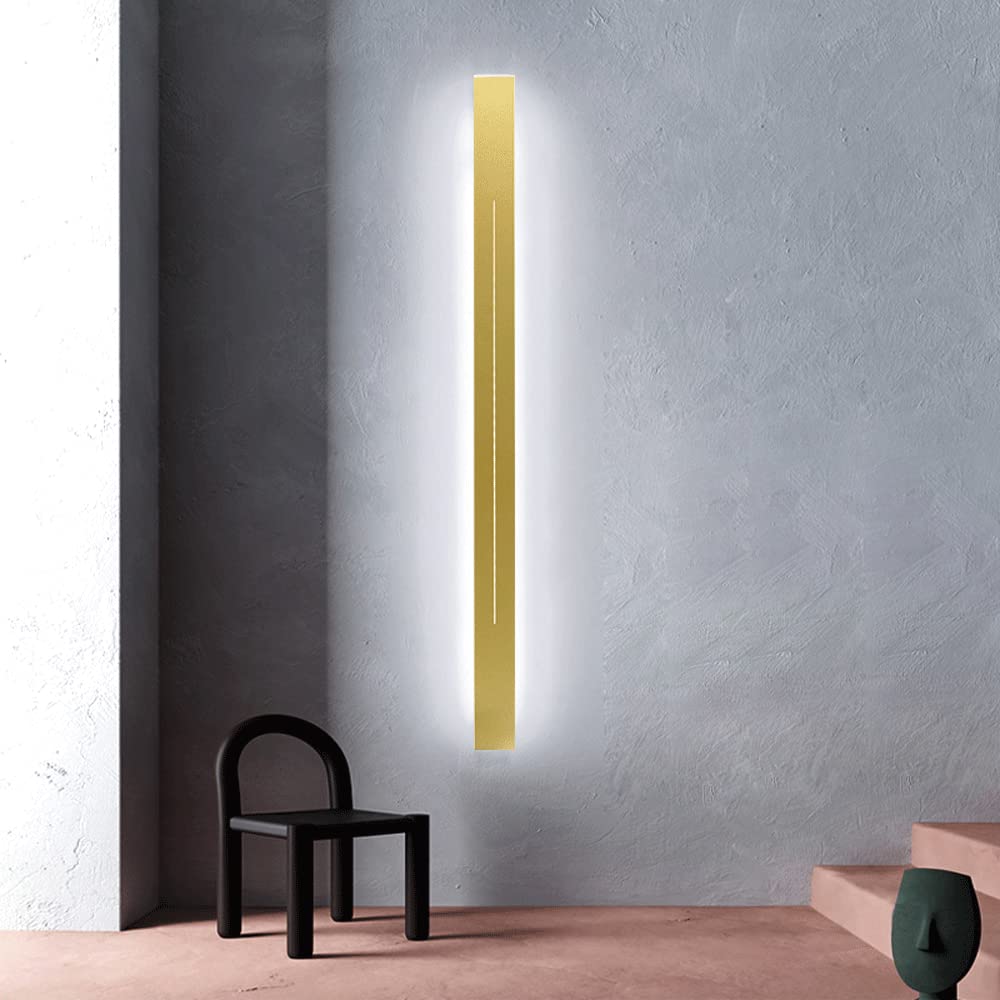 Kreatywna aluminiowa listwa kinkiet, proste lampy liniowe do korytarza, nowoczesne światło LED, prostokątne oświetlenie otoczenia na narożniki sofy, lu