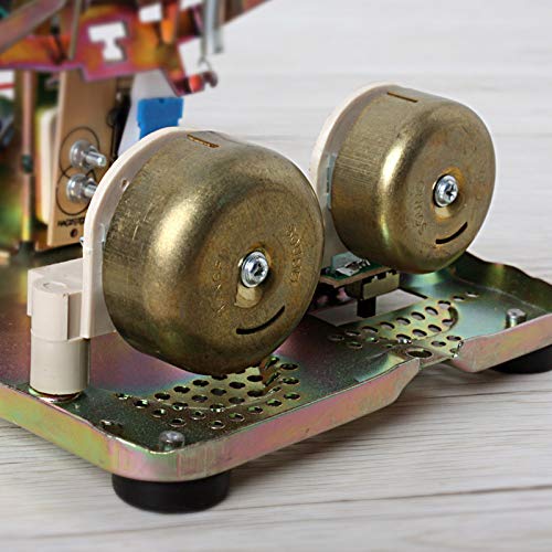 Yopay Single Line Corded Desk Telephone, Home Emergency Intuition Amplified Retro Phone, Classic Dial Button Phone, Red #TOP5