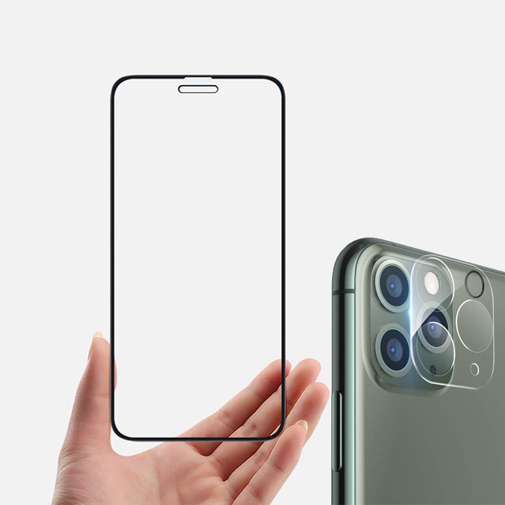 Coolreall IPhone X/10 Pellicole Protettive, [3D Full Coverage] Vetro Temperato Screen Protector - Foto 4