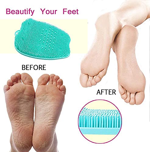 AZOD-Shower-Foot-Scrubber-Massager-CleanerWash-Foot-Bath-Massage-Cushion-Bathroom-Suction-Cup-Silicone-Non-Slip-Massage-Pad-Improves-Foot-Circulation-Reduce-Foot-Pain
