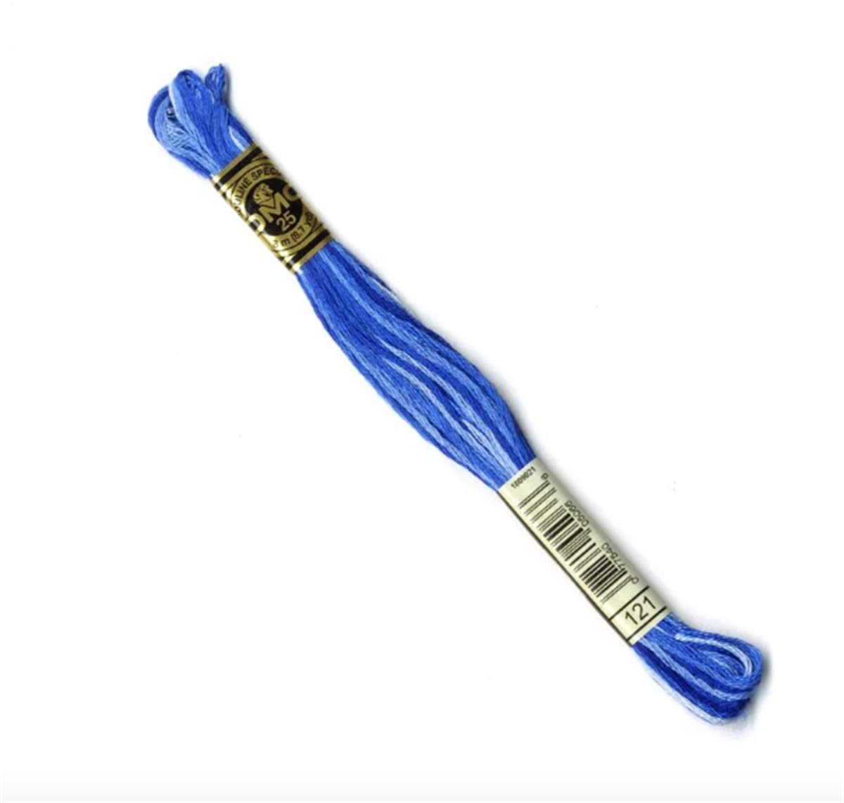 DMC Embroidery Floss Sold by The Skein (121 Variegated Delft Blue)