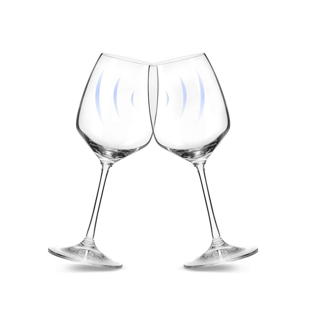 Flûtes à Champagne Banquet de Mariage Cadeau d'anniversaire Coffret Cadeau Cristal sans Plomb Verre à vin Rouge Cheers Cristal Verre à vin Rouge Lavable au Lave-Vaisselle Verres à Champagne