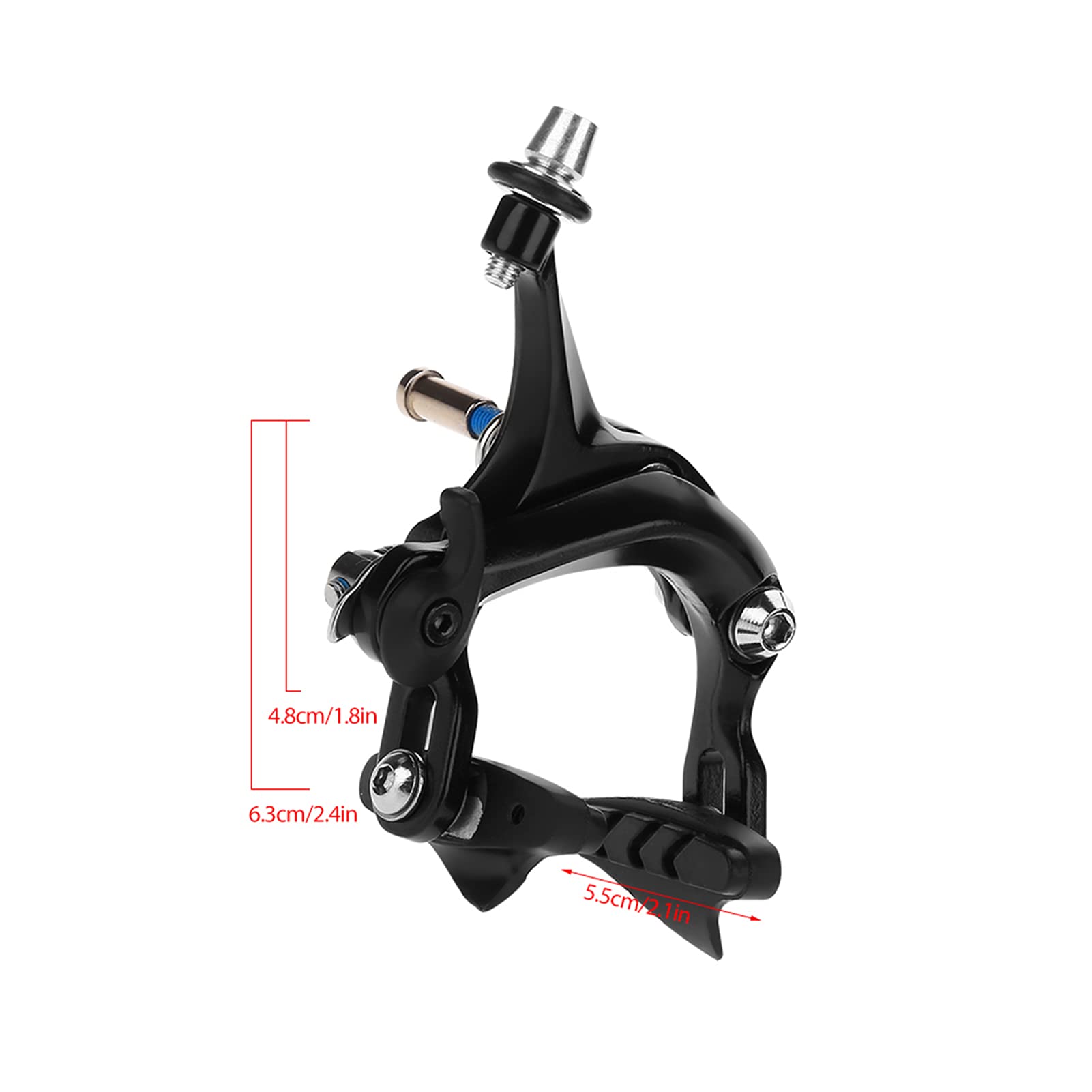 Forma de V 1 par de Pinzas de Freno mecánicas de Doble pivote, Juego de Frenos, Juego de Frenos en V para Bicicletas de Carretera, Mantenimiento de Bicicletas