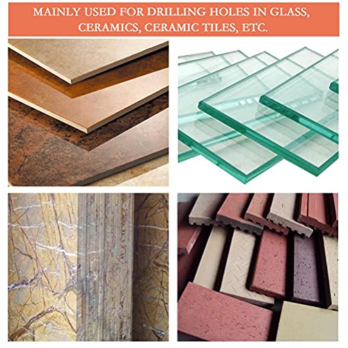 10-Piece Drill Bit Set - 6mm Tungsten Carbide for Ceramic, Mirror, Porcelain, Marble & Glass 7 10-Piece Drill Bit Set - 6mm Tungsten Carbide for Ceramic, Mirror, Porcelain, Marble & Glass - Image 7